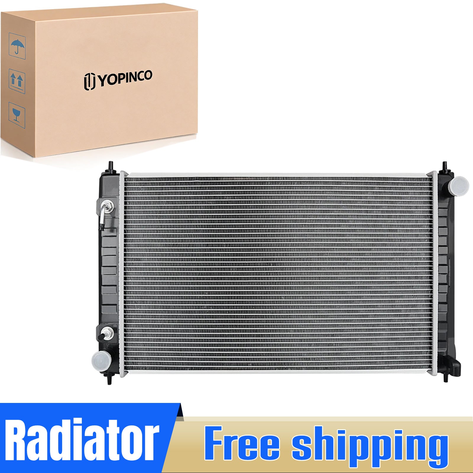 CU2988 Radiator for 2007-2018 Nissan Altima 2009-2019 Maxima 2.5L L4 3.5L V6